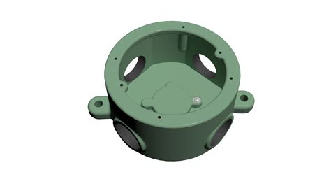 round 4 junction box|exterior round junction box.